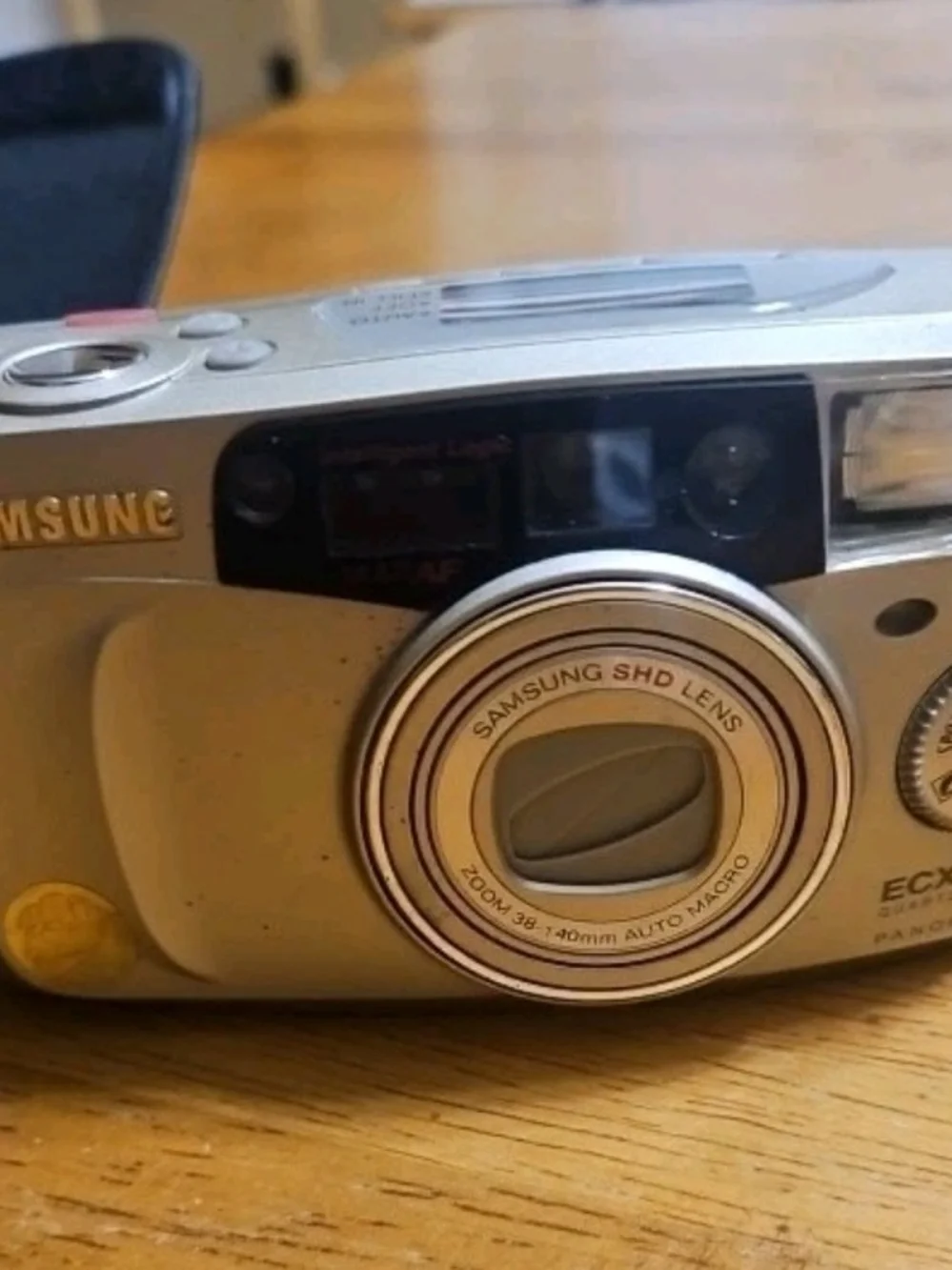 Samsung Silver Point-and-Shoot Digital Camera with SHD Lens